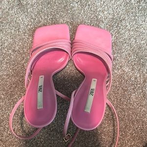 Zara pink heels